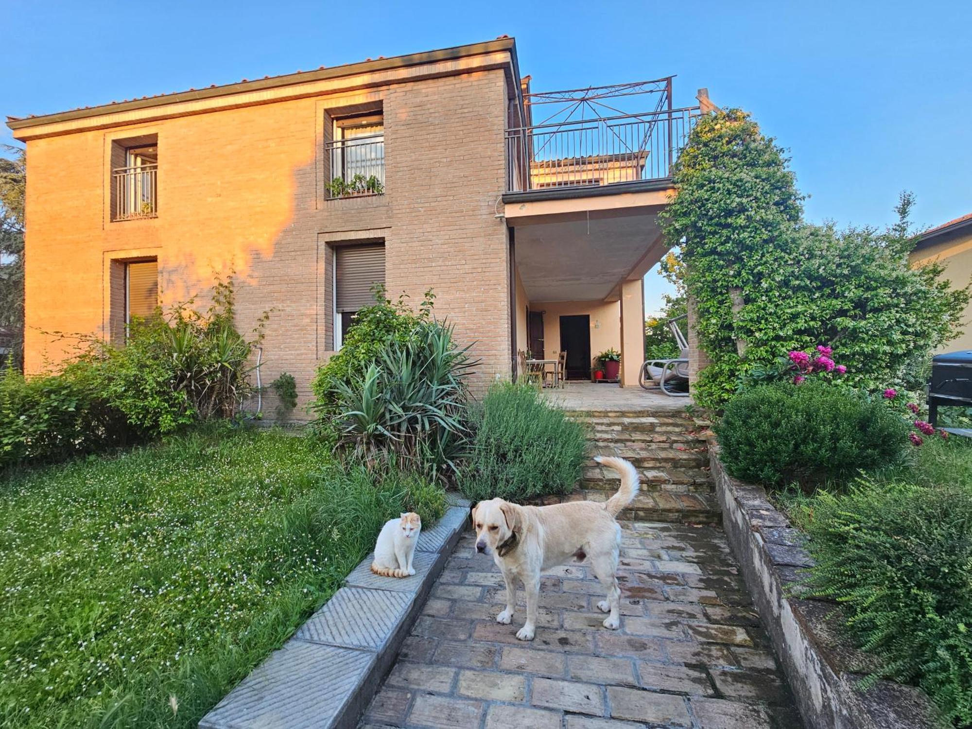 Villa Casa Vincenzo 130 Mq Con Portico Ed Ingresso Esclusivo Dal Giardino Felino Exterior foto